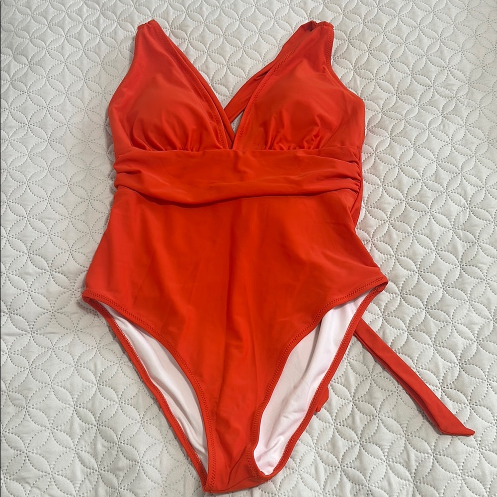 Cupshe One piece Swimwear in Vibrant Orange